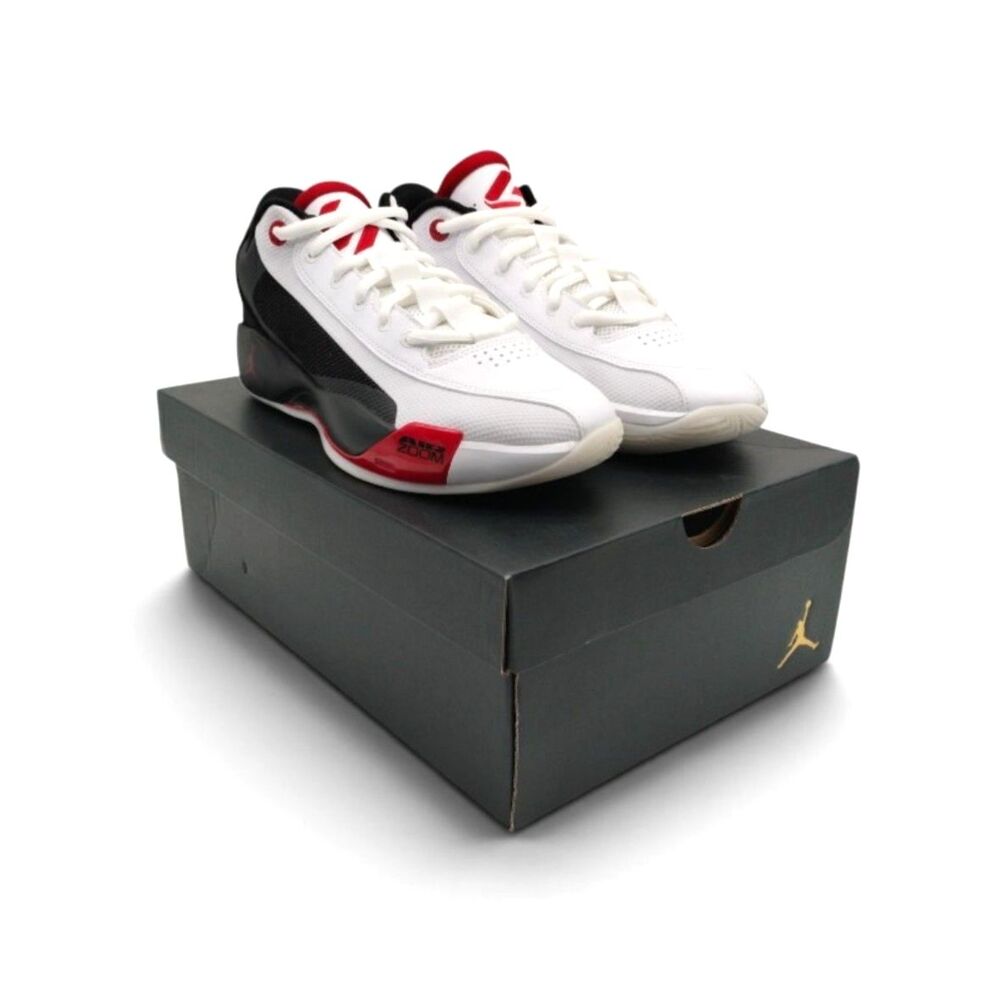 Jordan Men's Size 10 Luka 77 PF Bloodline White/Gym Red Black Basketball Shoes